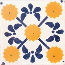 #C030 MEXICAN CERAMIC HANDMADE TALAVERA TILE SETS