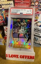 1996 BOWMAN’S BEST ALLEN IVERSON ROOKIE REFRACTOR CARD #R1 PSA 8 RARE