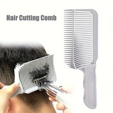 Professionelles Haarschneidekamm-Set, 2 Stück, Weiß – Präzisionskämme Für Salon & Heimgebrauch, Ergonomische Griffe | Für Exakte Schnitte & Styling