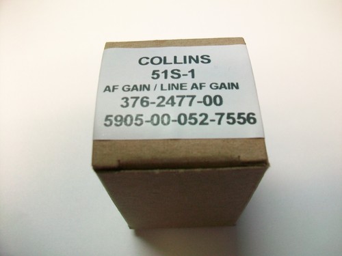 COLLINS 51S-1 AF / LINE AF GAIN CONTROL P/N 376-2477-00 5905-00-052-7556 - Zdjęcie 5 z 5