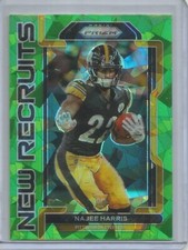 Najee Harris 2021 Panini Prizm New Recruits Green Ice Prizm Rookie