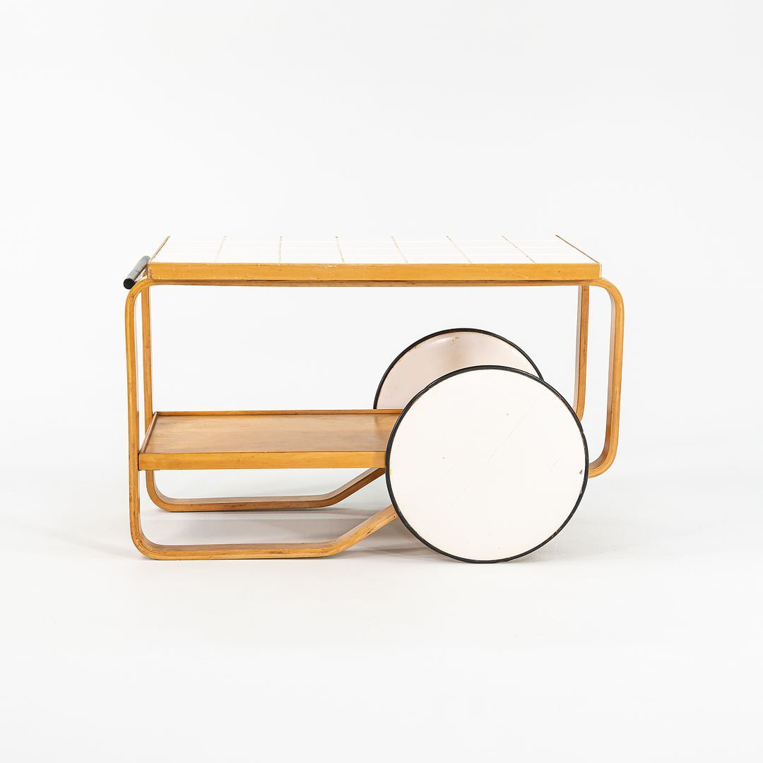1950s Alvar and Aino Aalto for Artek Tea Trolley 901 in Birch with