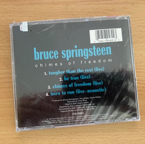 SEALED - Chimes of Freedom, Bruce Springsteen (4-track CD, Columbia) - Picture 2 of 4