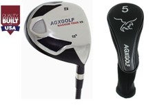 AGX FAIRWAY 5 WOOD MENS RH or LH 18 DEGREE GRAPHITE SHAFT ALL SIZES  HEADCOVER