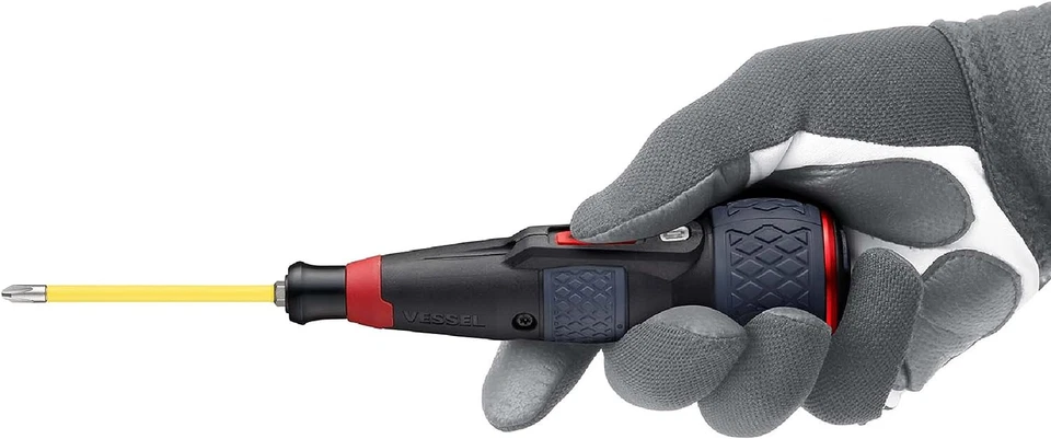 Vessel 3 Speed Rechargeable Electric Ball Grip Screwdriver JAPAN 220USB-P1 - Image 3 of 4