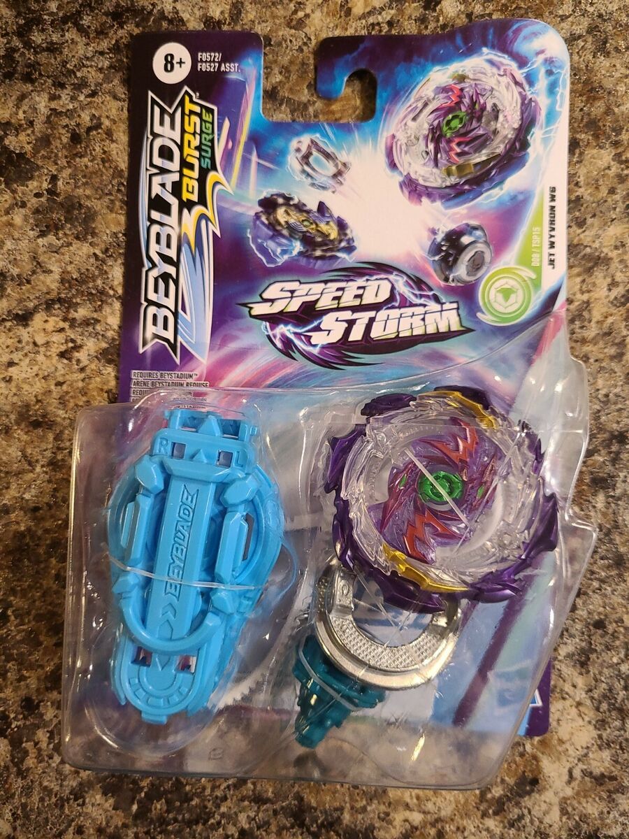 Beyblade Burst Surge Speedstorm Jet Wyvron W6 Spinning Top Starter