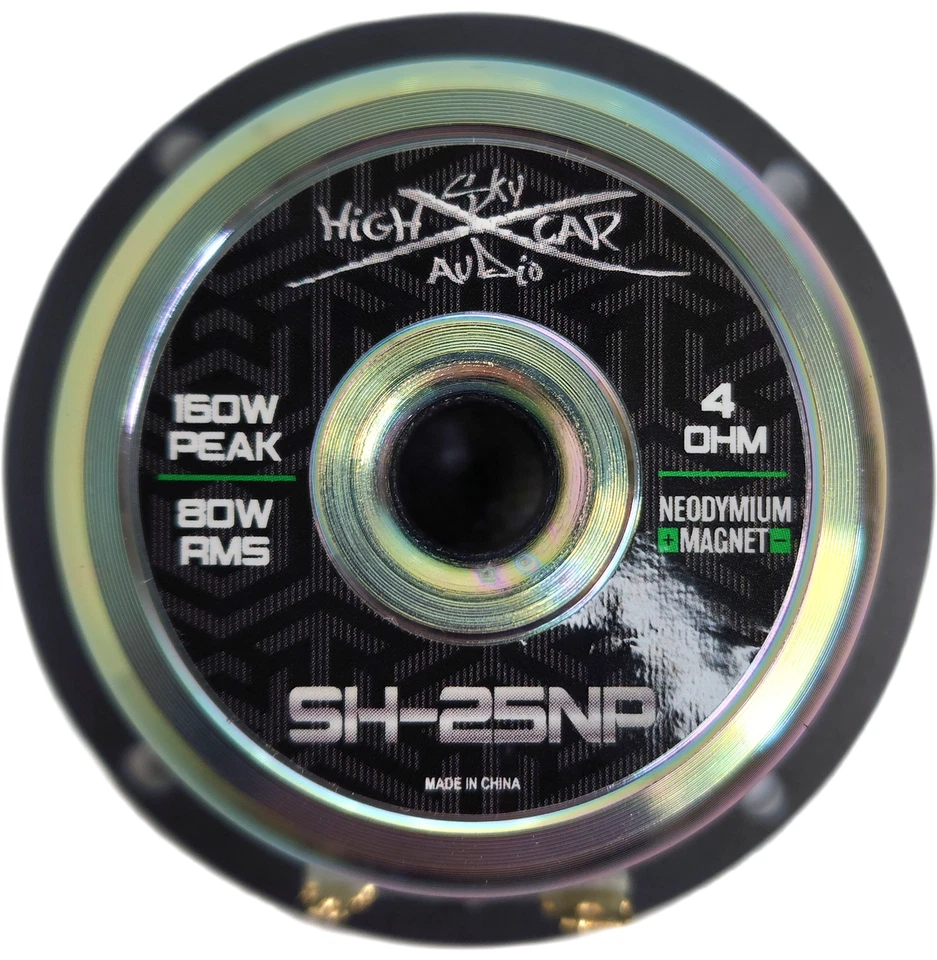 Par Sky High Car Audio 2.5" Neo rango medio 80 vatios RMS potencia 4 ohmios Foto 3 de 4