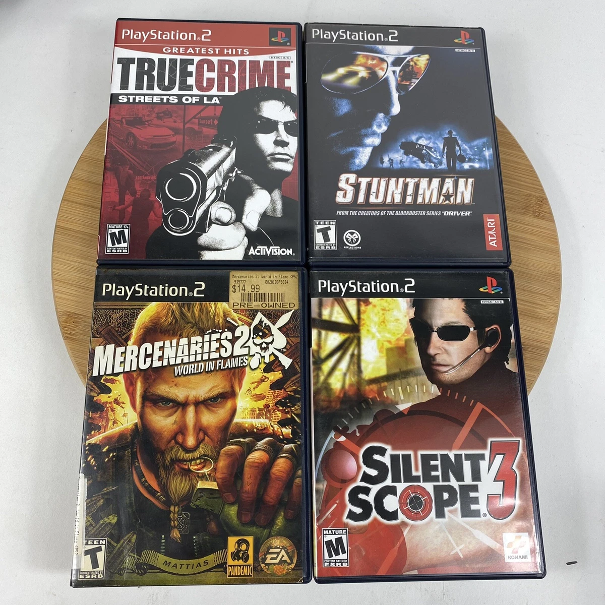 PS2 Game Lot of 4 All Completed andamp; Tested Action, Shooting Games Light Scratches eBay