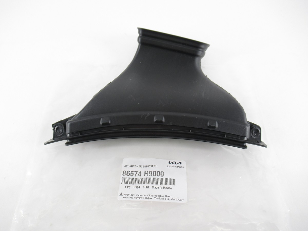 あ Genuine OEM Kia 86574 H9000 Passenger RH Air Inlet Duct 2018-2020