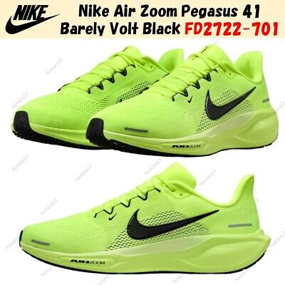 Nike Air Zoom Pegasus 41 Barely Volt Black FD2722-701 Men's Nike Air Zoom Pegasus 41 Barely Volt Black FD2722-701 Men's
