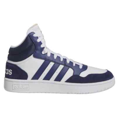 Adidas Hoops 3.0 Mid M Herren Weiß Sneakers Alltag Outdoor Freizeit (IG1432)