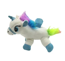 Magical Unicorn Pony Plush Backpack Clip Stuffed Animal Toy Keychain Charm