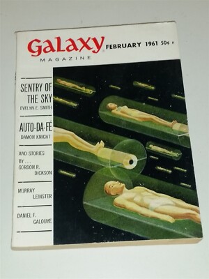 GALAXY SCIENCE MAGAZINE FEBRUARY 1961 SCI-FI PULP