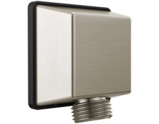 Delta 50570-SS 33 Square Wall Supply Elbow for Hand Shower Hose Connection