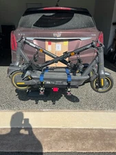 Hitch Mounted Double Electric Kick Scooter Carrier