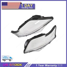For Lexus Rx450h Rx350 2009-2011 Leftright Pair Headlamp Lampshades Lens Cover