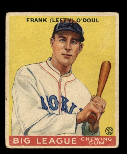 1933 Goudey #58 - R319 Lefty O'Doul Dodgers RC VG-EX CENTERED