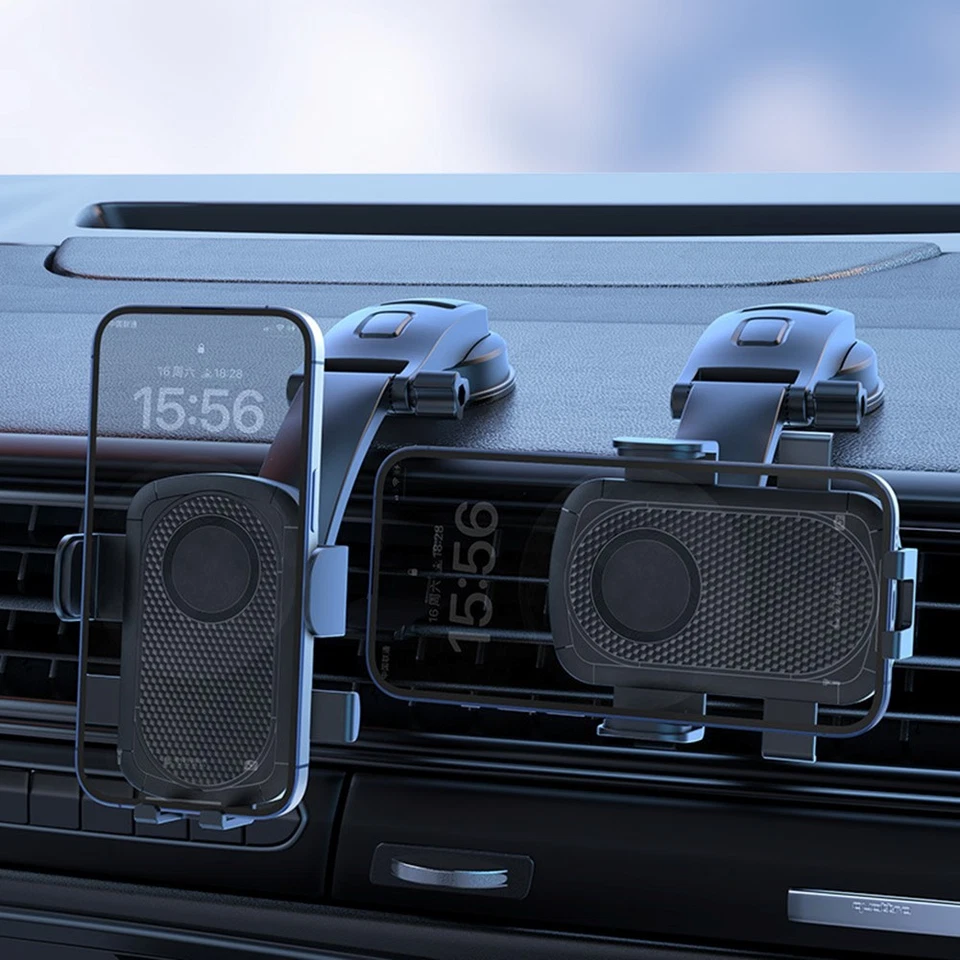 360° Dashboard Mount Holder Car Stand Windshield For Mobile Cell Phone GPS - Image 3 of 4