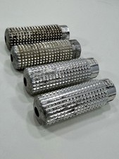 GT Alloy Pegs Silver 26T Vintage Old School BMX Aluminum Axle Extender Set Of 4