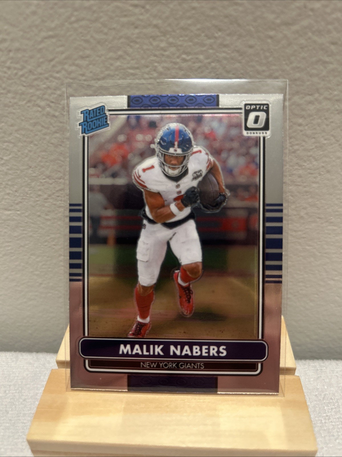 2024 Panini Donruss Optic Rated Rookie Malik Nabers Retro Series #5 Rookie RC