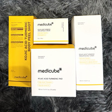 medicube Kojic Acid Turmeric Body Set Toner Cream Brightening Exfoliation
