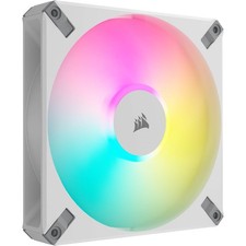 Image of Corsair iCUE AF140 RGB ELITE White 140mm PWM Case Fan in White - Single