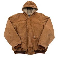 Carhartt FR Flame Resistant Duck Active Jacket Brown XL Tall FRJ184 BRN USA Made
