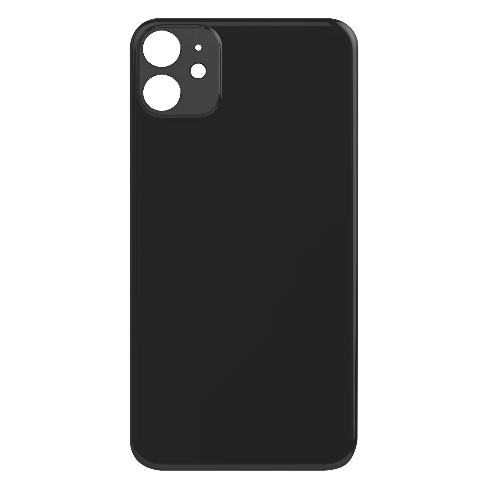 Vitre arrière pour iPhone 11 noir Clappio pour réparer un dos brisé