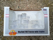 Box for 1/64 scale Spec Cast Big Bud 740 tractor w/ Triples signed Williams Bros