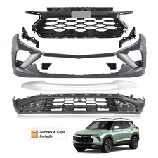 Front Bumper Cover Grille Assembly Kit For 2024-2026 Chevy Trailblazer ACTIV