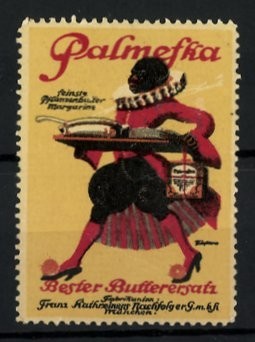 Palmefka advertising brand finest plant-based butter margarine, Franz...