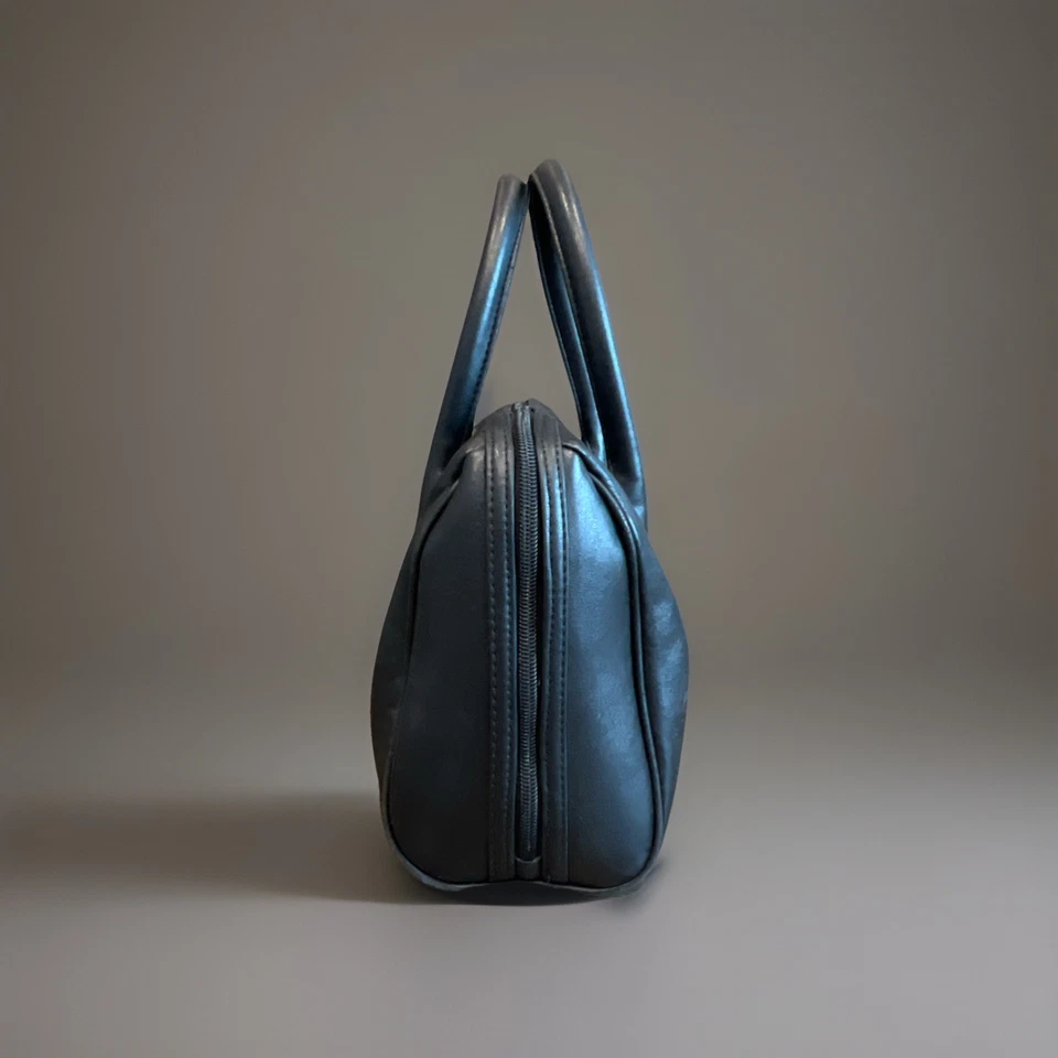 Giani Bernini Black Leather Purse Multi Compartment Handbag Double Handle Bag - Image 2 of 4