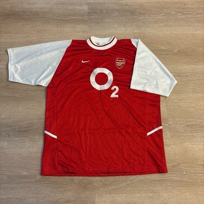【未開封】 Arsenal ユニフォーム サイズL アーセナル NIKE 90 O2 Arsenal Nike 90 Red Home Soccer Futbol Jersey Men's Size XL | eBay