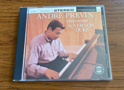 Andre Previn Plays Songs by Vernon Duke CD 1958 Contemporary Jazz - Ships Free