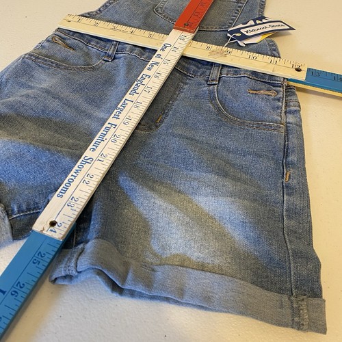 Nuevo Kidscool Space Denim Mono de una pieza corto azul lavado claro talla 8-10 años - Imagen 6 de 7