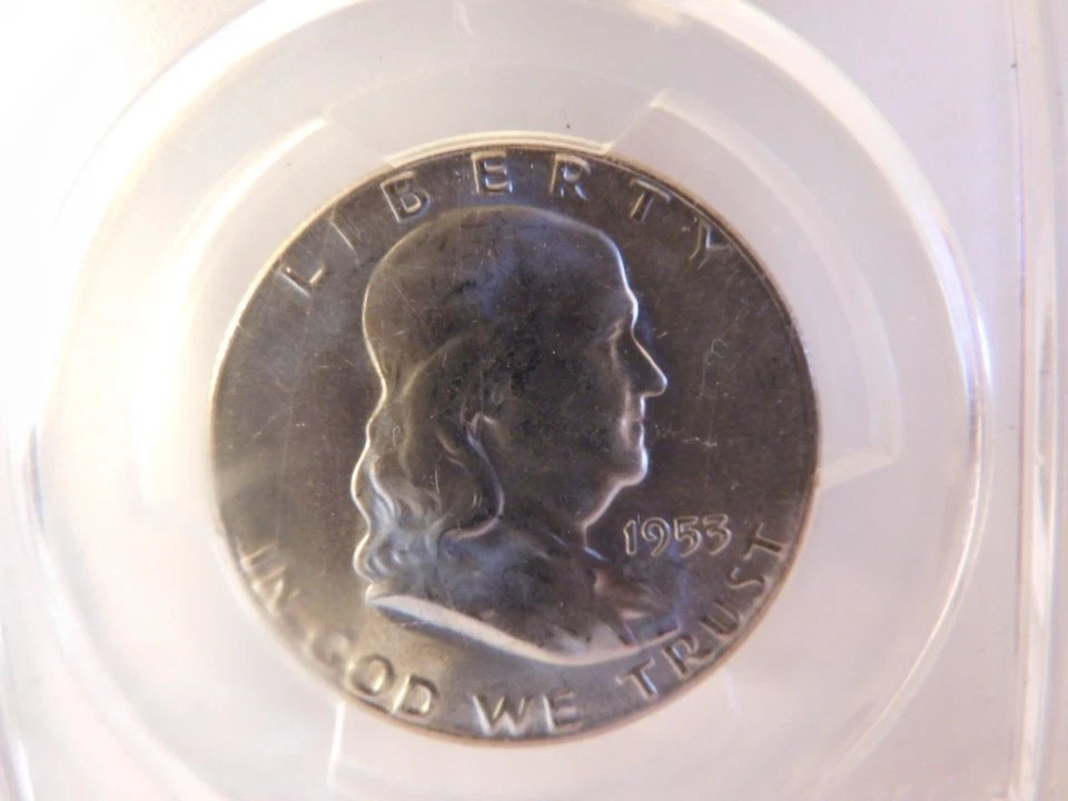 1953-S PCGS MS65 Franklin Half Dollar 50C - Image 2 of 4