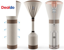 Patio Heater Covers, Outdoor Heater Covers Waterproof with Zipper, Outdoor Patio