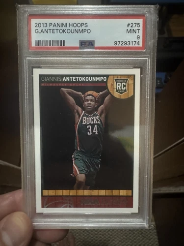2013 Panini Hoops Giannis Antetokounmpo RC #275 PSA 9 MINT
