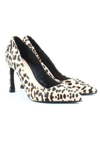MANGO Tacones altos Mujeres Talla EU 37 blanco puro-negro look casual