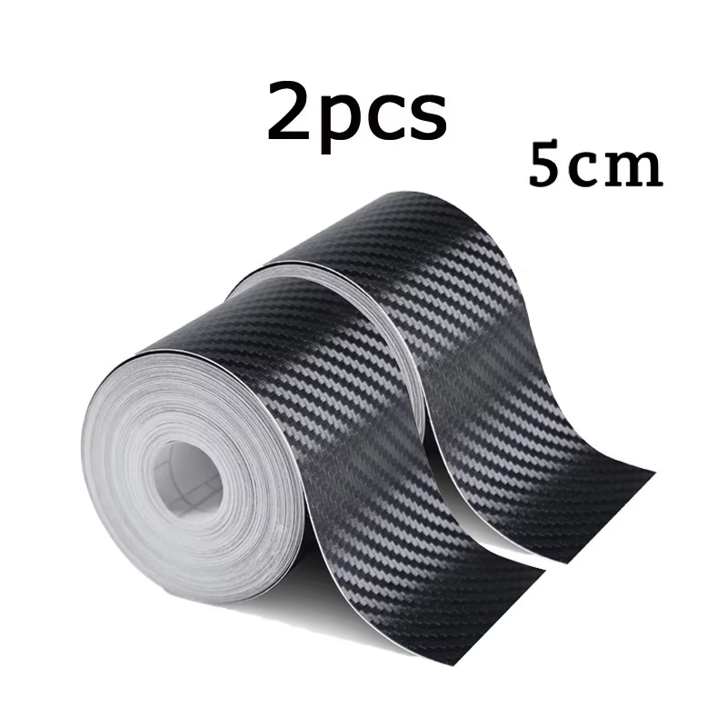 1-5M Nano Carbon Fiber Car Tape Sticker Door Mirror Paste Protector Strip DIY Pr