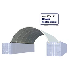 Chery 40'x40'x13' Cover Replacement for Container Shelter |11 oz PE Shelter Part