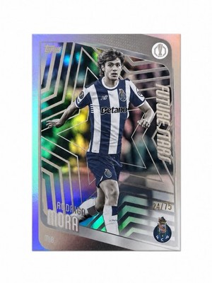 Topps Flagship UCC Rodrigo Mora Future Stars 24/75 FC Porto Black White