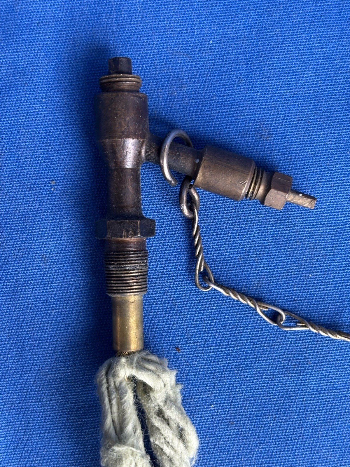 Vintage Primus 71 Brass Camping Stove Parts Vaporizer Wick Burner Bell Sweden