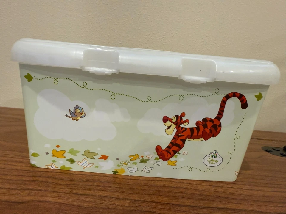 Huggies Winnie The Pooh Piglet Tigger Globo Vacío Bebé Toallitas Contenedor Almacenamiento Foto 3 de 4