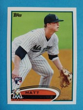 2012 Topps Series 1 Matt Dominguez RC #198 Miami Marlins