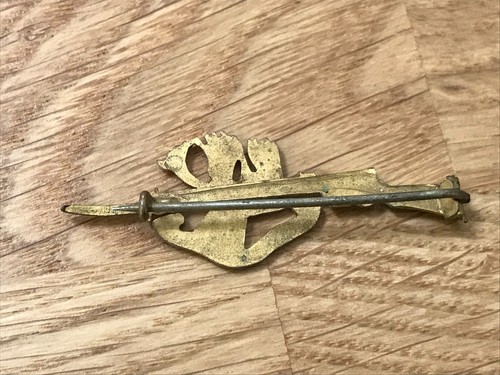 WW1 WW2 era canada canadian newfoundland regt sweetheart brooch badge rifle - Picture 5 of 7