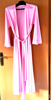 Vanity Fair   Negligee    lange  Morgenmantel   Gr M  rosa