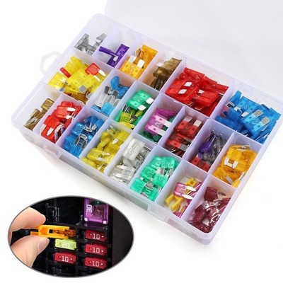 420Pcs 12V Auto Blade Fuse Assortment Kit Set Car Truck Motorcycle RV Boat Fuses