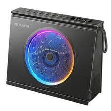 CD Player Portable BluetoothCD Players for Home 4000mAh Rechargable Black