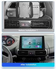 Android 14 Autoradio CarPlay 10" Für Fiat Doblo 2021-2024 GPS Navi BT DAB 2+64GB